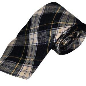 VINTAGE‎ Viyella by Gant  Wool/Cotton Blue Neck Tie New with Tags